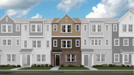 New construction Townhouse house Verona, 1005 Lookout Shoals Drive, Fort Mill, SC 29715 - photo