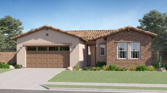 New construction Single-Family house 17579 W Superior Ave, Goodyear, AZ 85338 Aspen Plan 4578- photo 0