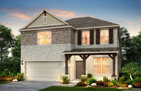 New construction Single-Family house 2244 Bluewood Street, New Braunfels, TX 78132 Hamilton- photo 1 1