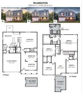 New construction Single-Family house 32 Moore Creek Drive, Fuquay Varina, NC 27526 WILMINGTON- photo