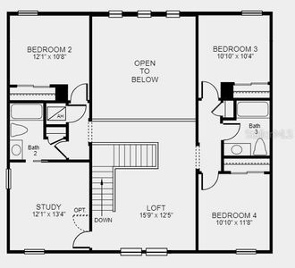 Structural options include: Gourmet kitchen, 8-foot interior doors, outdoor kitchen rough-in, double doors at den upstairs.