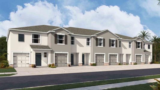 New construction Townhouse house 3542 White Dandelion Ct, Plant City, FL 33565 Vale- photo 2 2