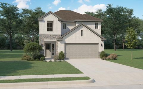 New construction Single-Family house Mesquite - Texas Tree Series | 40' Lots, 3800 High Valley Drive, McKinney, TX 75071 - photo