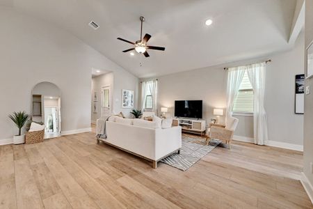 New construction Single-Family house 223 Pinnacle Ln, Niederwald, TX 78640 THE MUELLER A- photo