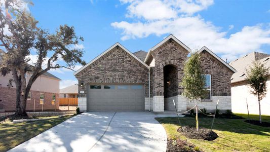 New construction Single-Family house 2136 Magnolia Hill Drive, Leander, TX 78641 The Steinbeck- photo 1 1