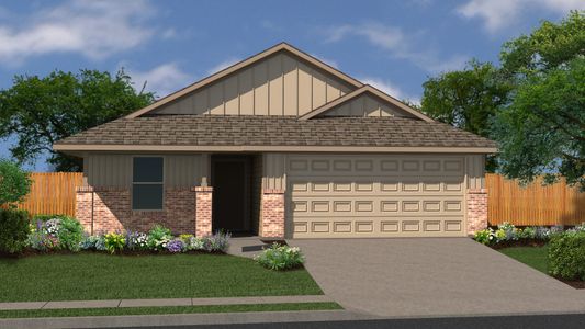 New construction Single-Family house The Berkley, 7402 Toledo Bend, San Antonio, TX 78252 - photo