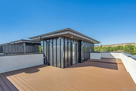 Spectacular Rooftop Deck Engineered for Hot Tub Offers a Tranquil, Outdoor Oasis for Entertaining Friends or Casual Living. Foothills Views!