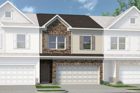 New construction Townhouse house 3553 Fairhaven Drive, Unit 50, Powder Springs, GA 30127 - photo 0