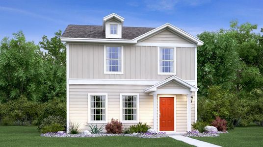 New construction Single-Family house 531 Thunderstorm Ave, Lockhart, TX 78644 Northwood- photo 0