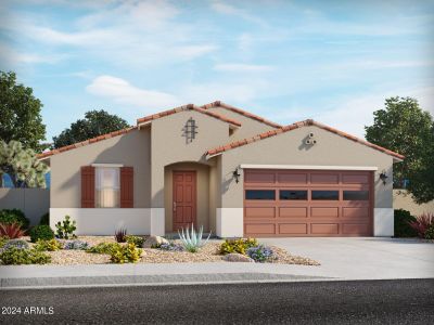 New construction Single-Family house 37458 W San Clemente Street, Maricopa, AZ 85138 Onyx- photo 0