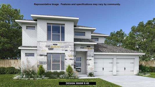New construction Single-Family house 24915 Hibiscus Garden Way, Katy, TX 77493 Design 3088W- photo 0 0
