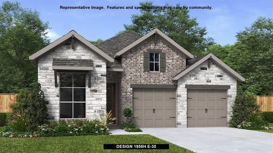 New construction Single-Family house Design 1956H, 309 Langhorne Bend, Liberty Hill, TX 78642 - photo
