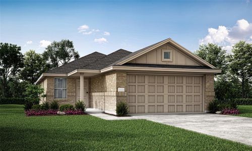 New construction Single-Family house 1430 Dovekie Lane, Forney, TX 75126 Red Oak II- photo 0