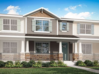 New construction Townhouse house 156 Tuskawilla Road, Winter Springs, FL 32708 - photo 1 1