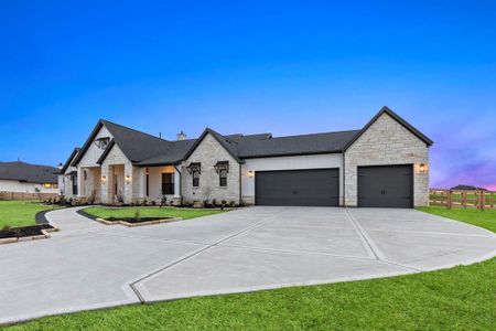 New construction Single-Family house 2017 Whispering Oaks Lane, Waller, TX 77484 Wimberly- photo 1 1