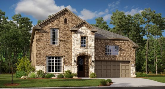 New construction Single-Family house 1200 Water Canna Drive, Fort Worth, TX 76247 Moonstone w/ Media Standard- photo 0