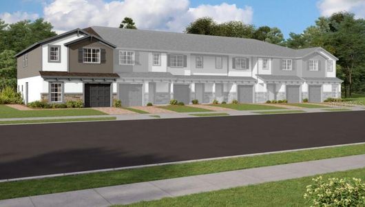 New construction Townhouse house 2895 Narcoossee Commons Way, Saint Cloud, FL 34771 Granada- photo 0