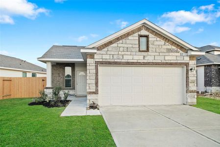 New construction Single-Family house 3094 Arrowwood Road, Brookshire, TX 77423 Guadalupe- photo 0
