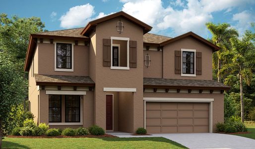 New construction Single-Family house 14767 Gallop Run Drive, Lithia, FL 33547 Avocet II- photo 0 0