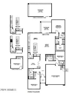 New construction Single-Family house 12532 W Marguerite Avenue, Avondale, AZ 85323 Lantana- photo 1 1