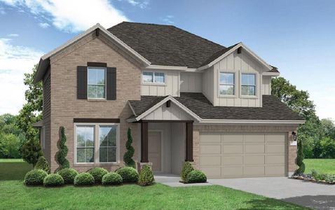 New construction Single-Family house 129 Sea Pink Ln, Georgetown, TX 78628 Itasca (2492-CV-40)- photo 0