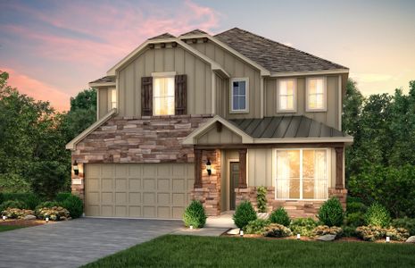 New construction Single-Family house 217 Coleman Bend, Liberty Hill, TX 78642 Riverdale- photo 0 0