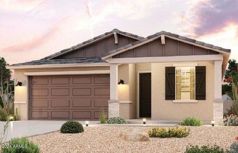 New construction Single-Family house 1825 S 245Th Drive, Buckeye, AZ 85326 Plan 1- photo 0 0