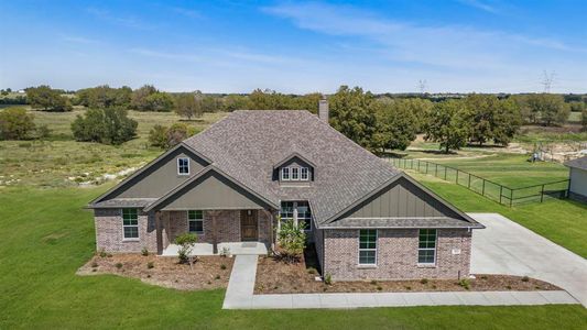 New construction Single-Family house 40 Yosemite Trail, Valley View, TX 76272 Salado- photo 0