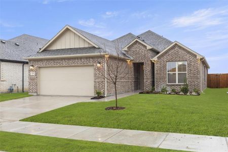 New construction Single-Family house 329 Rockstream Drive, Lavon, TX 75166 Cambry - photo 1 1