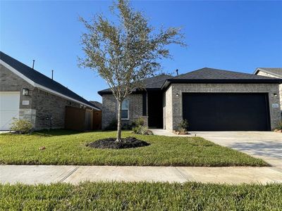 New construction Single-Family house 22231 Cortona Glen Drive, Hockley, TX 77447 Comal- photo 0