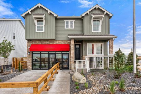 New construction Single-Family house 3402 N Buchanan Way, Aurora, CO 80019 Ridgway- photo 0