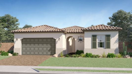 New construction Single-Family house 23035 E Lords Way, Queen Creek, AZ 85142 Aspen- photo 0
