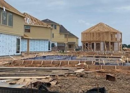 New construction Single-Family house 23818 Sumac Bluff Trail, Katy, TX 77493 Storybrooke - Courtyard Collection- photo 25 25