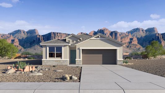 New construction Single-Family house 1667 W Stradling Ave, Apache Junction, AZ 85120 Gaven- photo 0