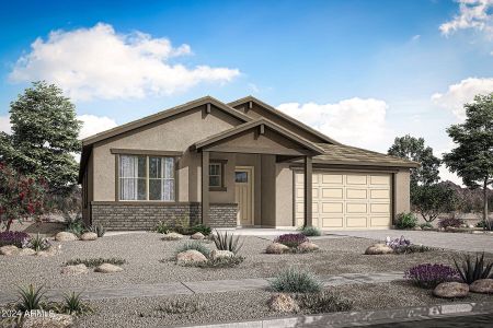 New construction Single-Family house 14817 W El Cortez Place, Surprise, AZ 85387 Dove- photo 0