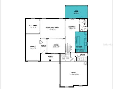 Pensacola Floorplan - First Floor