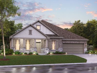 New construction Single-Family house 9912 Cavelier Canyon Court, Montgomery, TX 77316 - photo 3 3