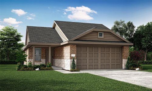 New construction Single-Family house 15141 Bull Wagon Way, Fort Worth, TX 76052 Red Oak II- photo 0 0