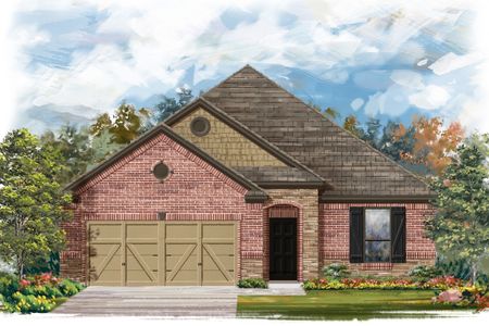 New construction Single-Family house Plan 1675 Modeled, 18625 Golden Eagle Way, Elgin, TX 78621 - photo
