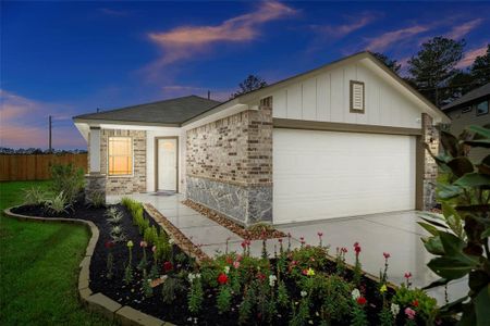 New construction Single-Family house 11725 Whirlaway Drive, Willis, TX 77318 Aspen- photo 0