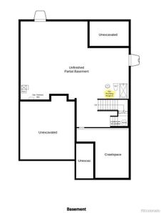 Structural options added: Fireplace, built-in appliance 1, additional sink at secondary bath, plumbing rough-in at unfinished basement.