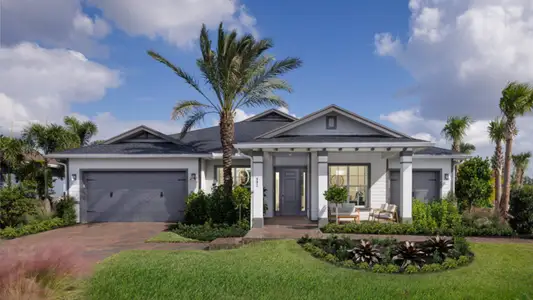 New construction Single-Family house 607 Hookline Circle, Loxahatchee, FL 33470 Broadleaf- photo 0