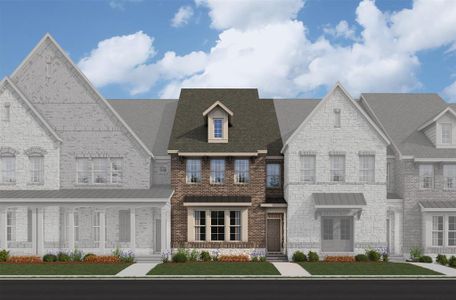 New construction Townhouse house 7925 Bayside Drive, Rowlett, TX 75088 Baltic- photo 0