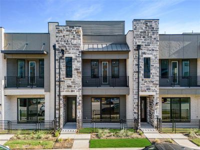 New construction Townhouse house 1269 Doris May Drive, Allen, TX 75013 Roberts Homeplan- photo 0