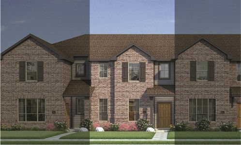 Crockett with Elevation 4A Brick Exterior 2023 Townhomes