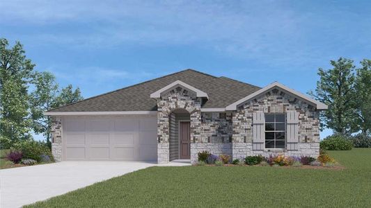 New construction Single-Family house 667 Wyatt Way, Jarrell, TX 76537 Ashburn- photo 0 0