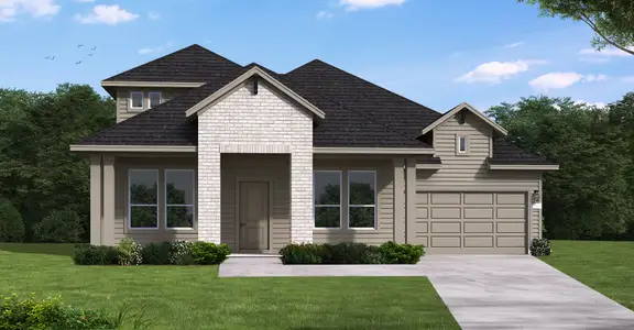 New construction Single-Family house 4548 Yoakum Valley, Schertz, TX 78108 Augusta II (2708-CM-50)- photo 0