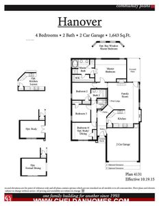 New construction Single-Family house 1402 Quail Creek Drive, Cleburne, TX 76033 Hanover- photo 2 2