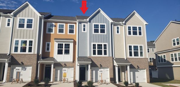 New construction Townhouse house 3007 Worthy Way, Durham, NC 27703 Oakwell - photo 0