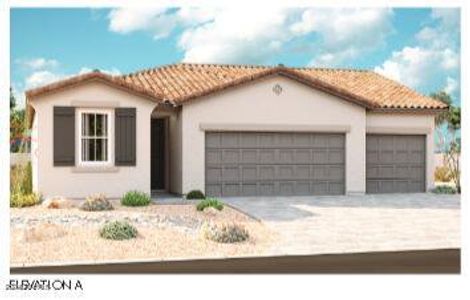 New construction Single-Family house 2077 E Wetleaf Place, Casa Grande, AZ 85122 Peridot- photo 0